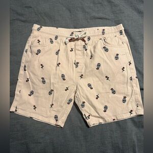 Raw Yarn Industries Skull and Rose Shorts xl